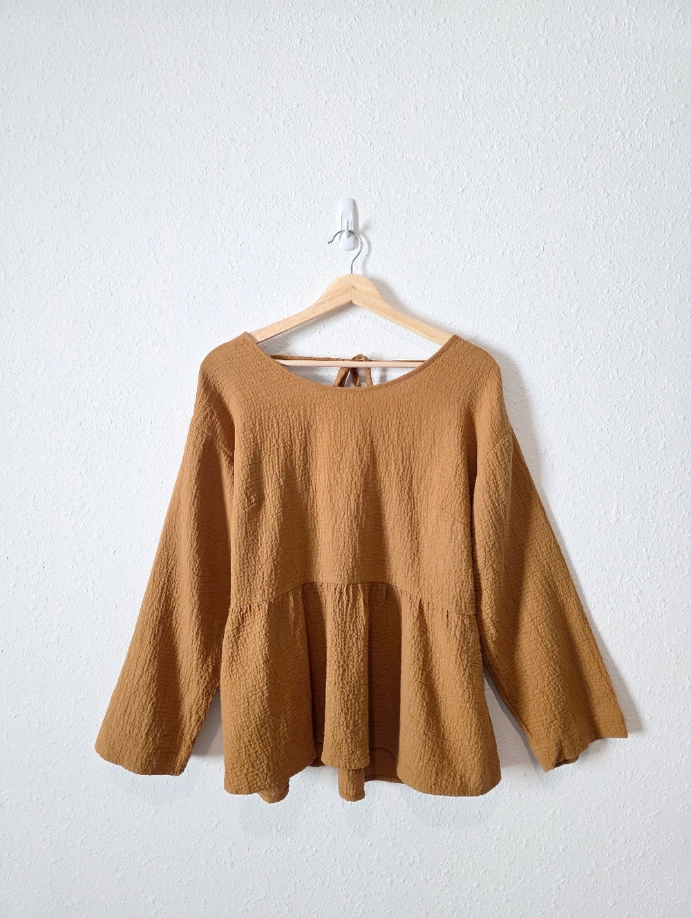 Madewell Textured Babydoll Top M